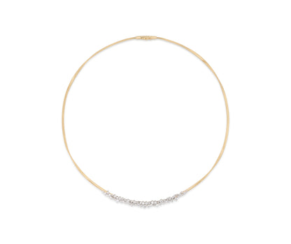 Marco Bicego's 18K Two-tone Marrakech Diamond Coil Necklace