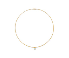 Marco Bicego's 18K Yellow Gold Masai Aquamarine Necklace