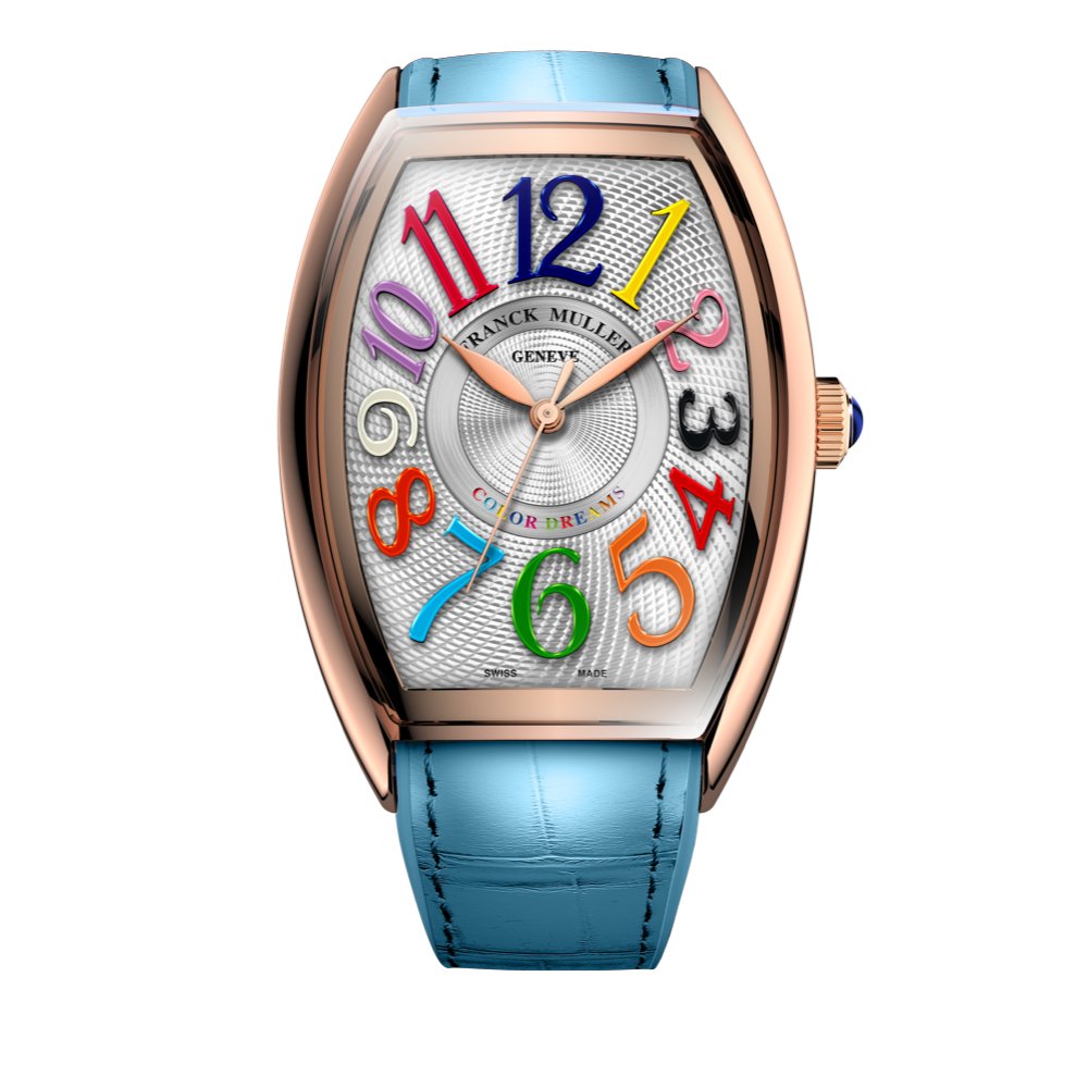 Franck Muller's Curvex Lady Color Dreams with Silver-white Dial