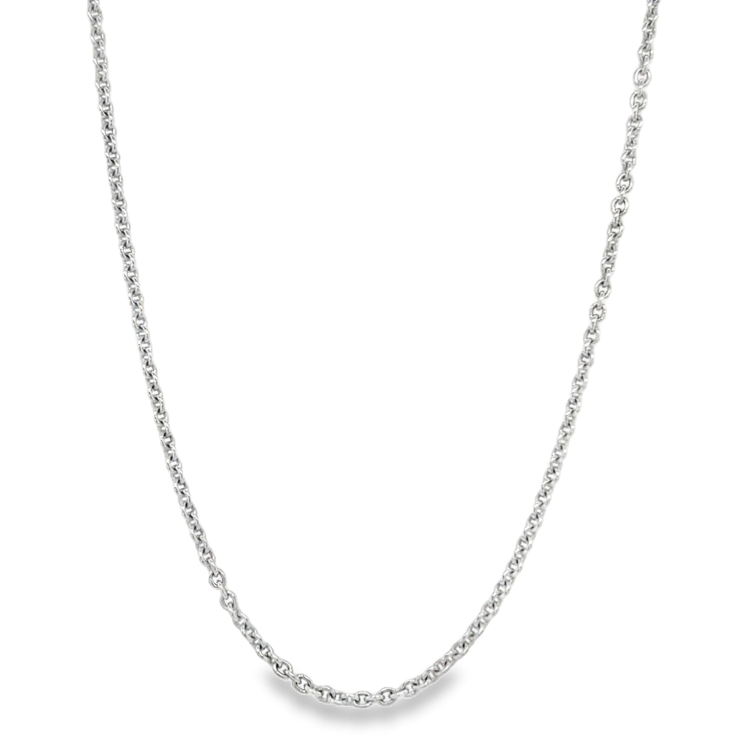 Jai's 14K White Gold Fine Cable Chain