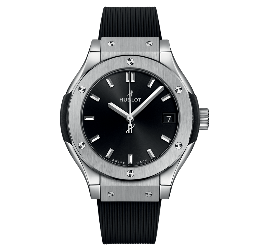 Hublot's Classic Fusion Titanium 33MM with Black Dial