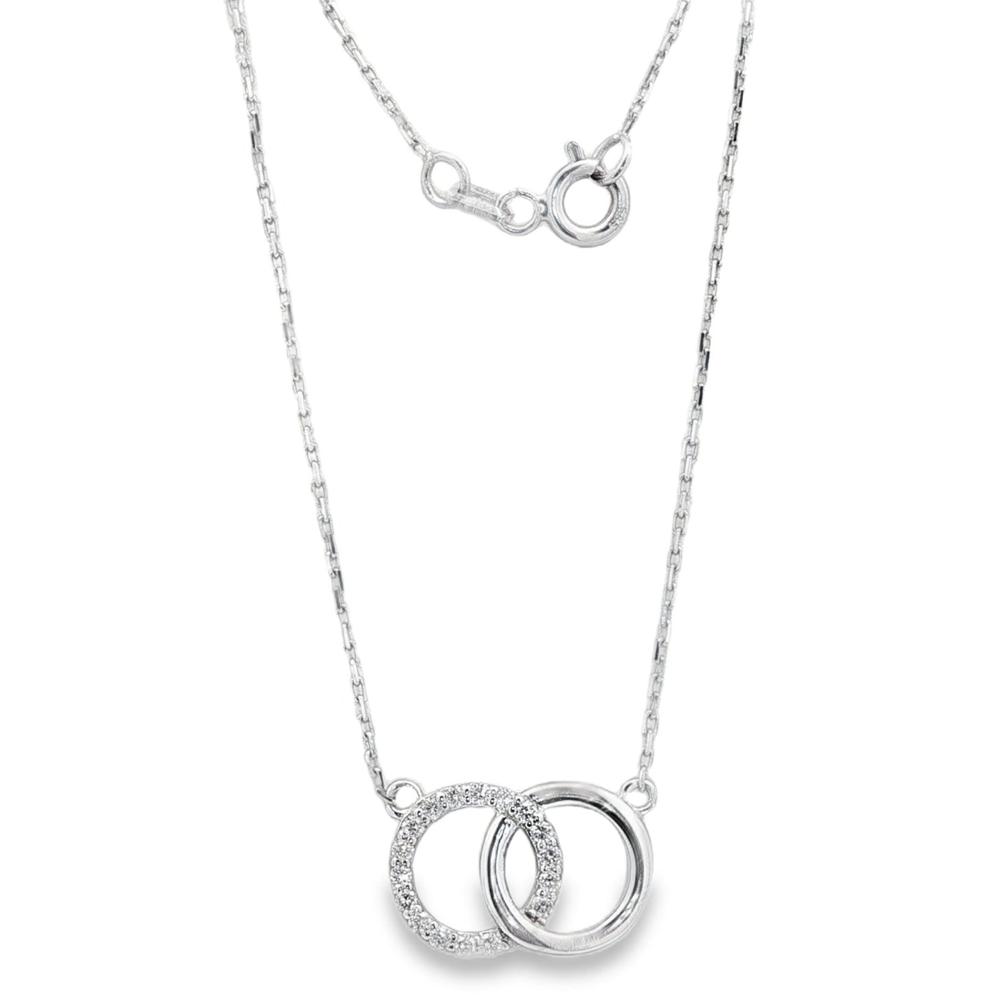 Jai's 14K White Gold Diamond Infinity Necklace