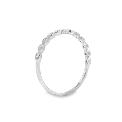 Jai's 14K White Gold Petite Diamond Ring
