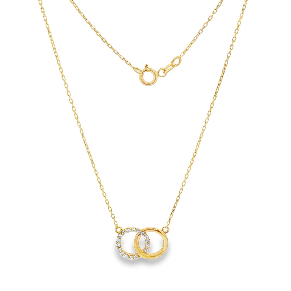 Jai's 14K Yellow Gold Diamond Infinity Necklace