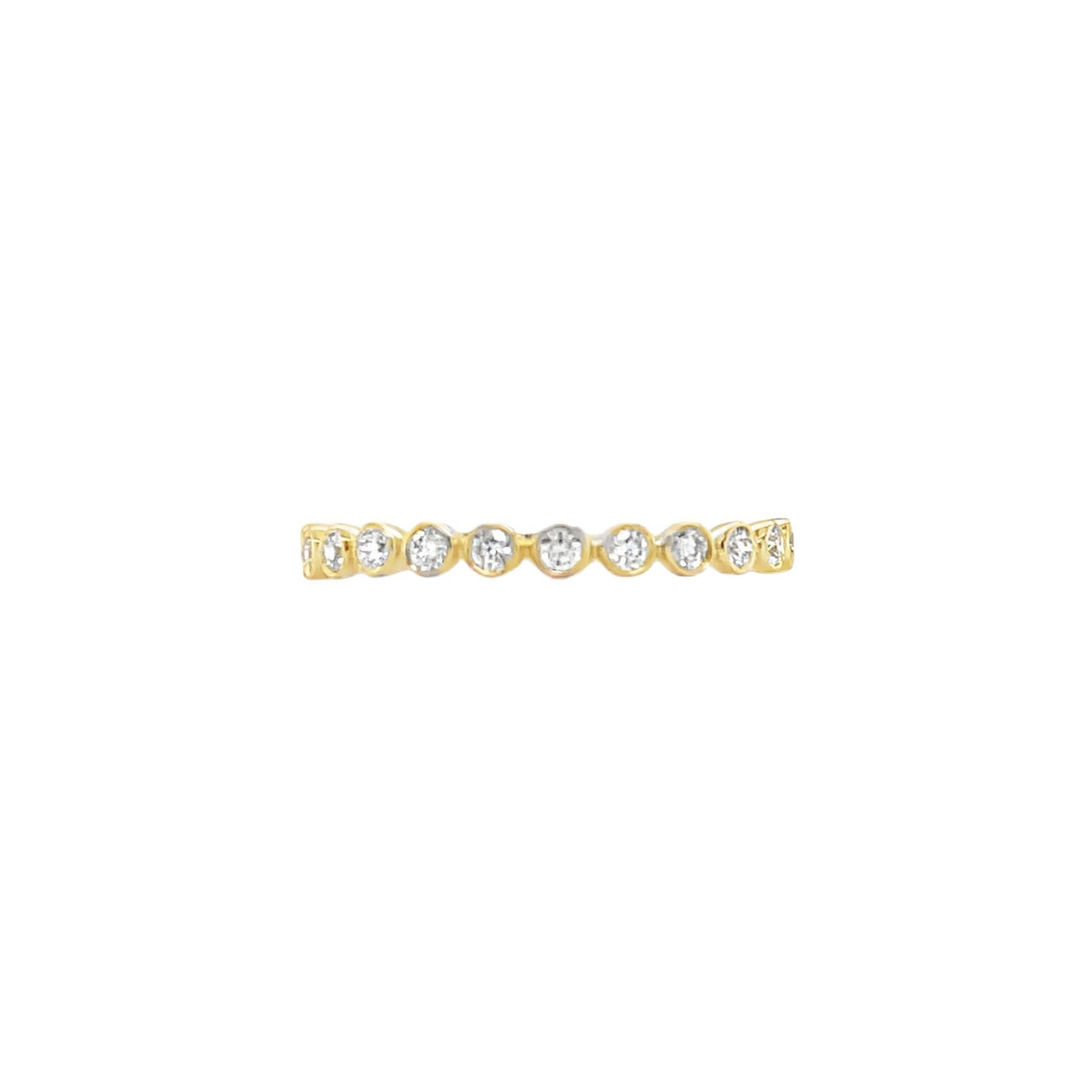 Jai's 14K Yellow Gold Petite Diamond Ring