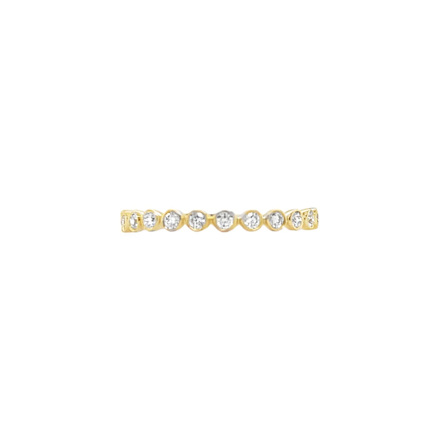 Jai's 14K Yellow Gold Petite Diamond Ring