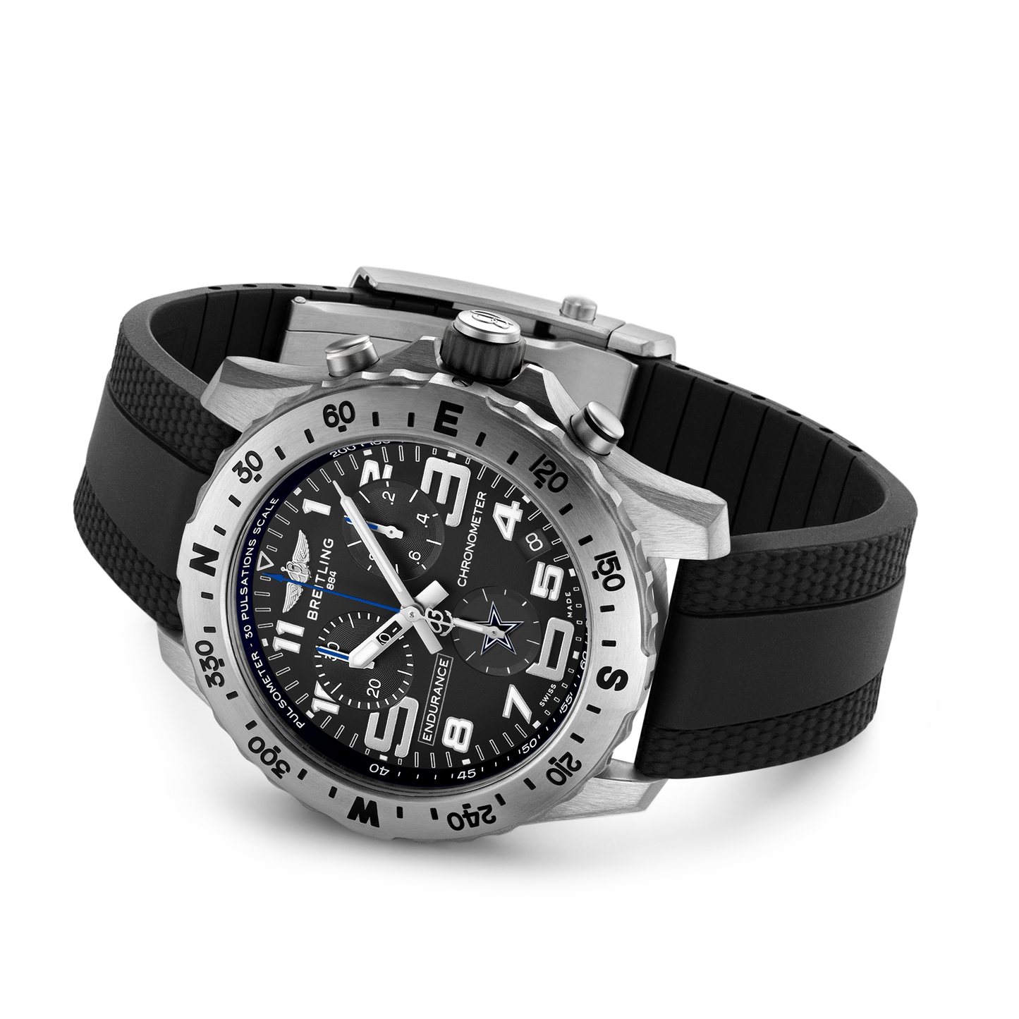 Breitling's Professional Endurance Pro 44 NFL Dallas Cowboys Edition with Black Dial