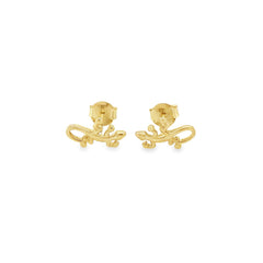Jai's 14K Yellow Gold Gecko Studs