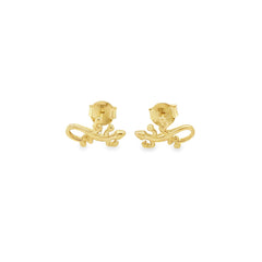 Jai's 14K Yellow Gold Gecko Studs