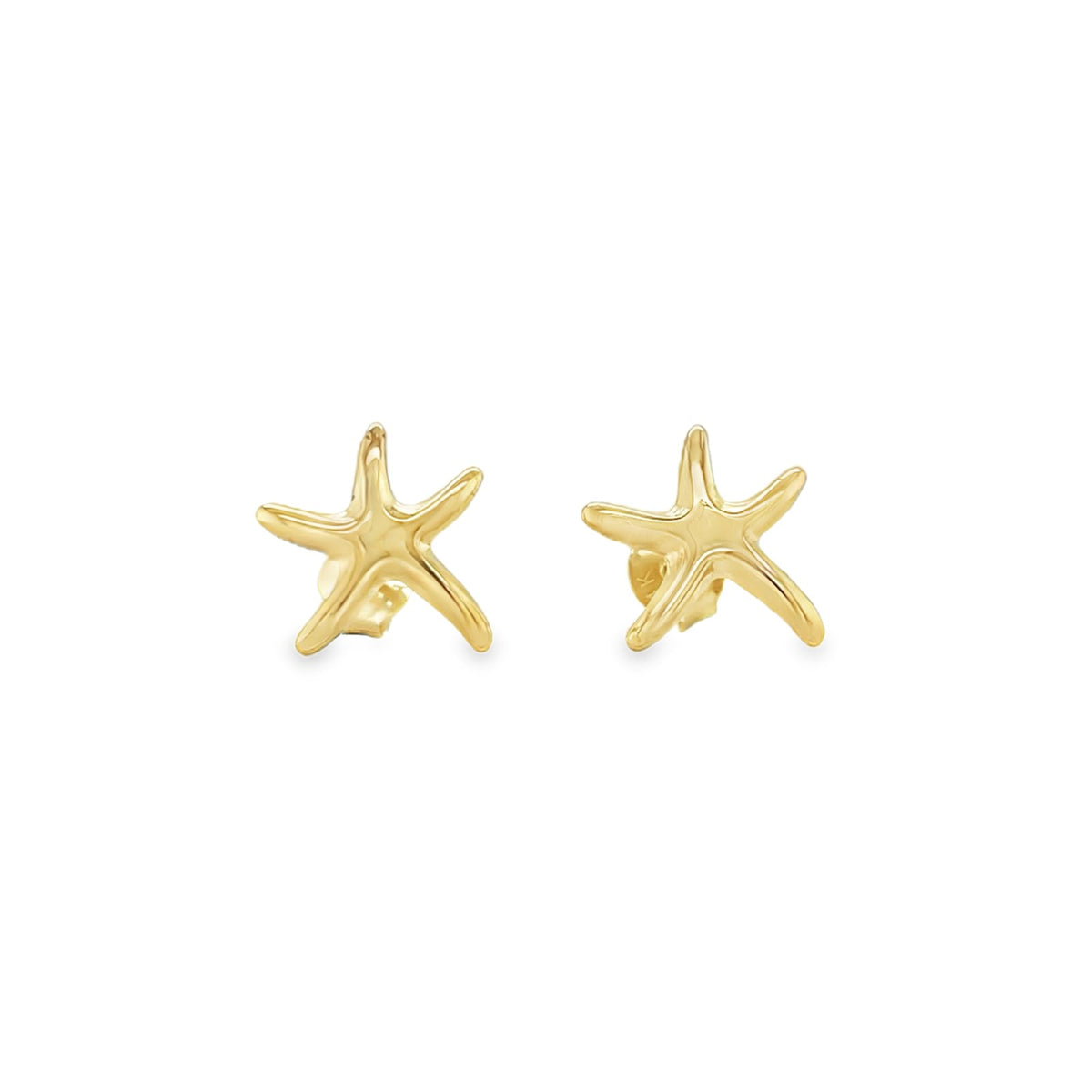 Jai's 14K Yellow Gold Starfish Studs