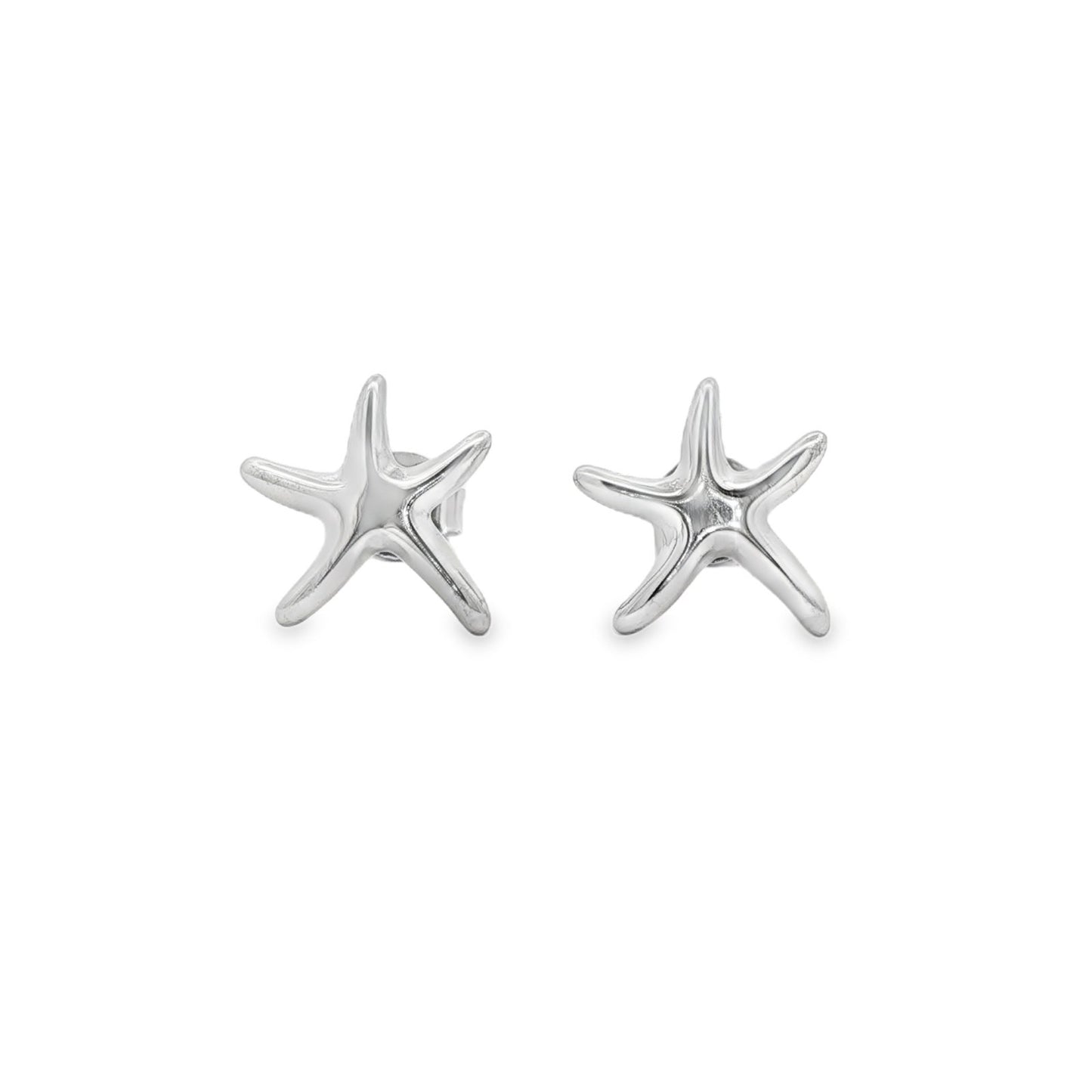 Jai's 14K White Gold Starfish Studs