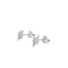 Jai's 14K White Gold Cactus Studs