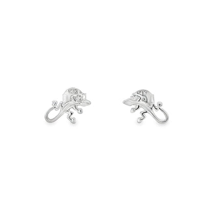 Jai's 14K White Gold Gecko Studs