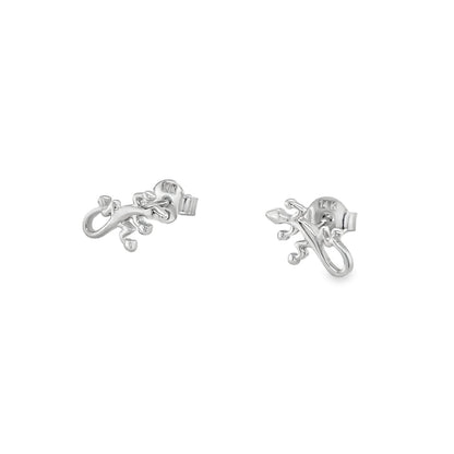 Jai's 14K White Gold Gecko Studs