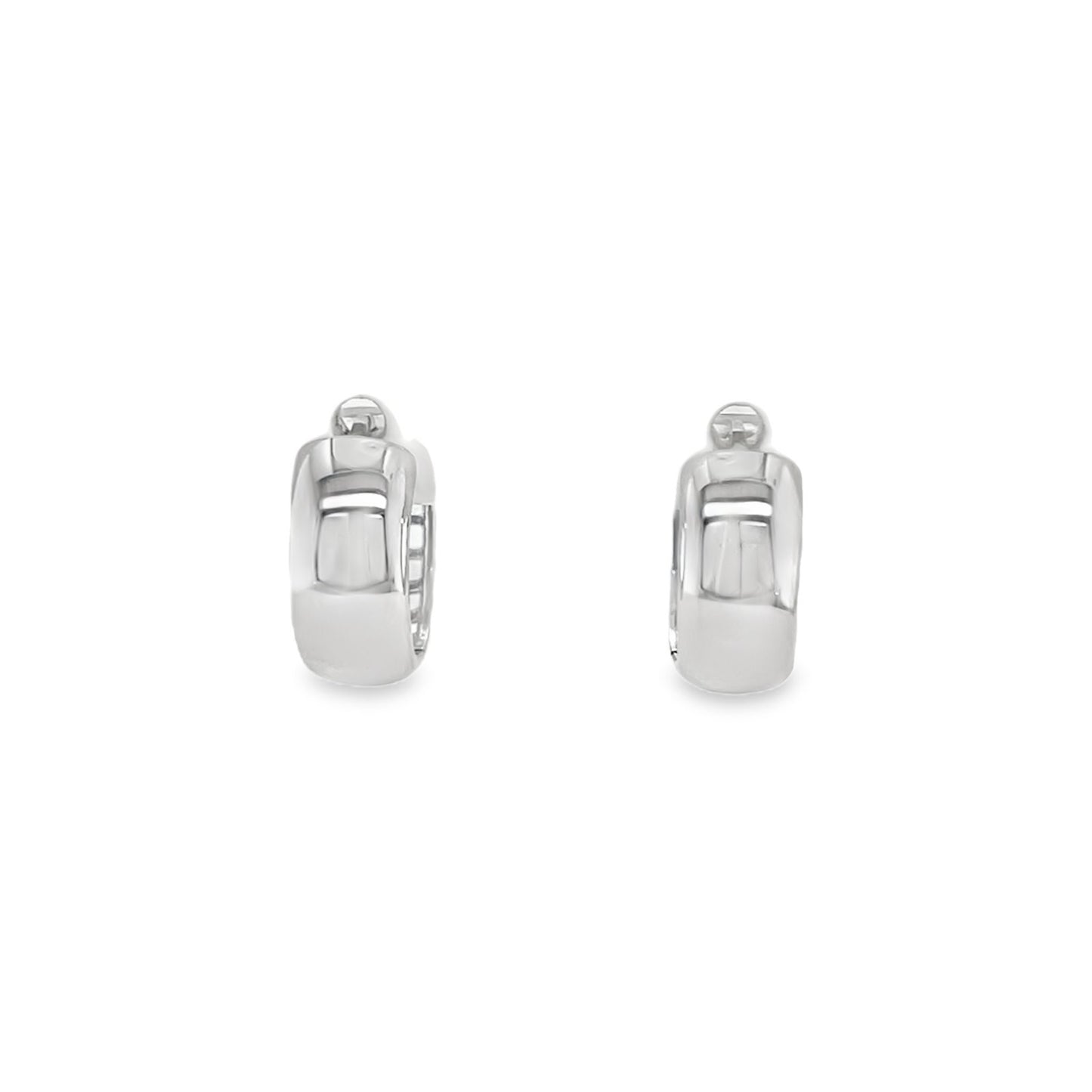 Jai's 14K White Gold Thick Huggies