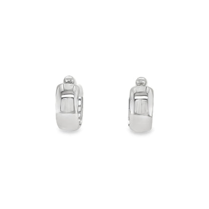 Jai's 14K White Gold Thick Huggies