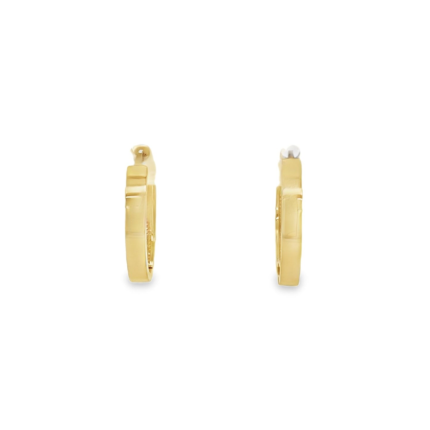 Jai's 14K Yellow Gold Thin Oval Hoops
