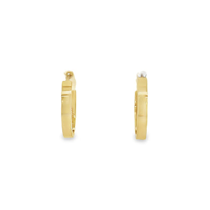 Jai's 14K Yellow Gold Thin Oval Hoops