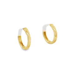 Jai's 14K Yellow Gold Small Thin Huggies