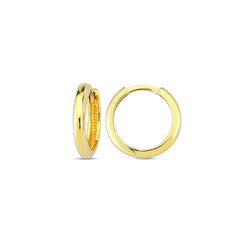 Jai's 14K Yellow Gold Small Thin Huggies