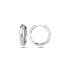 Jai's 14K White Gold Small Thin Huggies