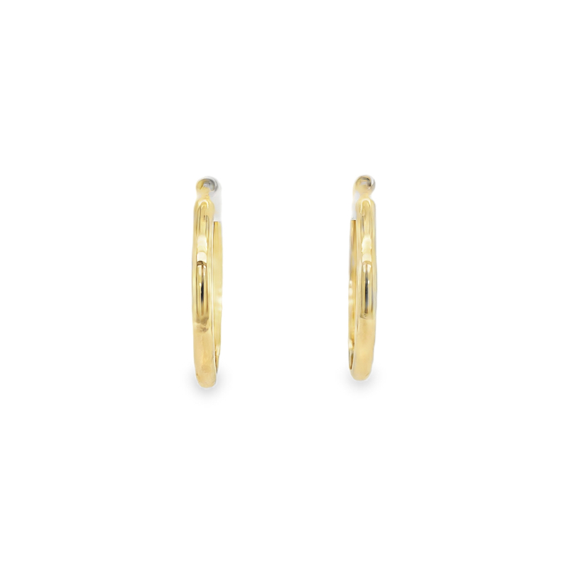 Jai's 14K Yellow Gold Large Thin Huggies