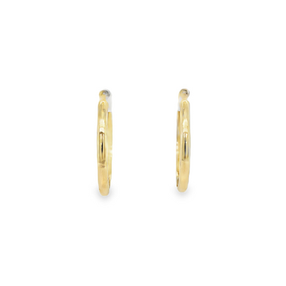Jai's 14K Yellow Gold Large Thin Huggies