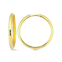 Jai's 14K Yellow Gold Large Thin Huggies