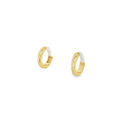 Jai's 14K Yellow Gold Petite Huggies