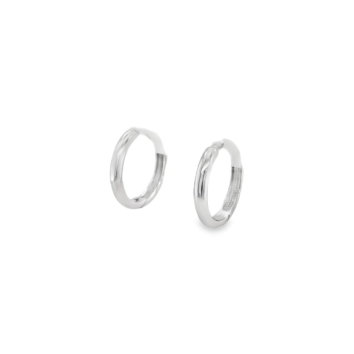 Jai's 14K White Gold Thin Hoops