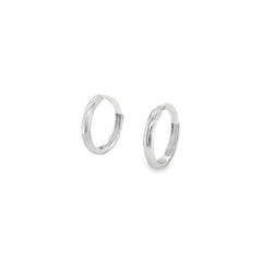 Jai's 14K White Gold Thin Hoops