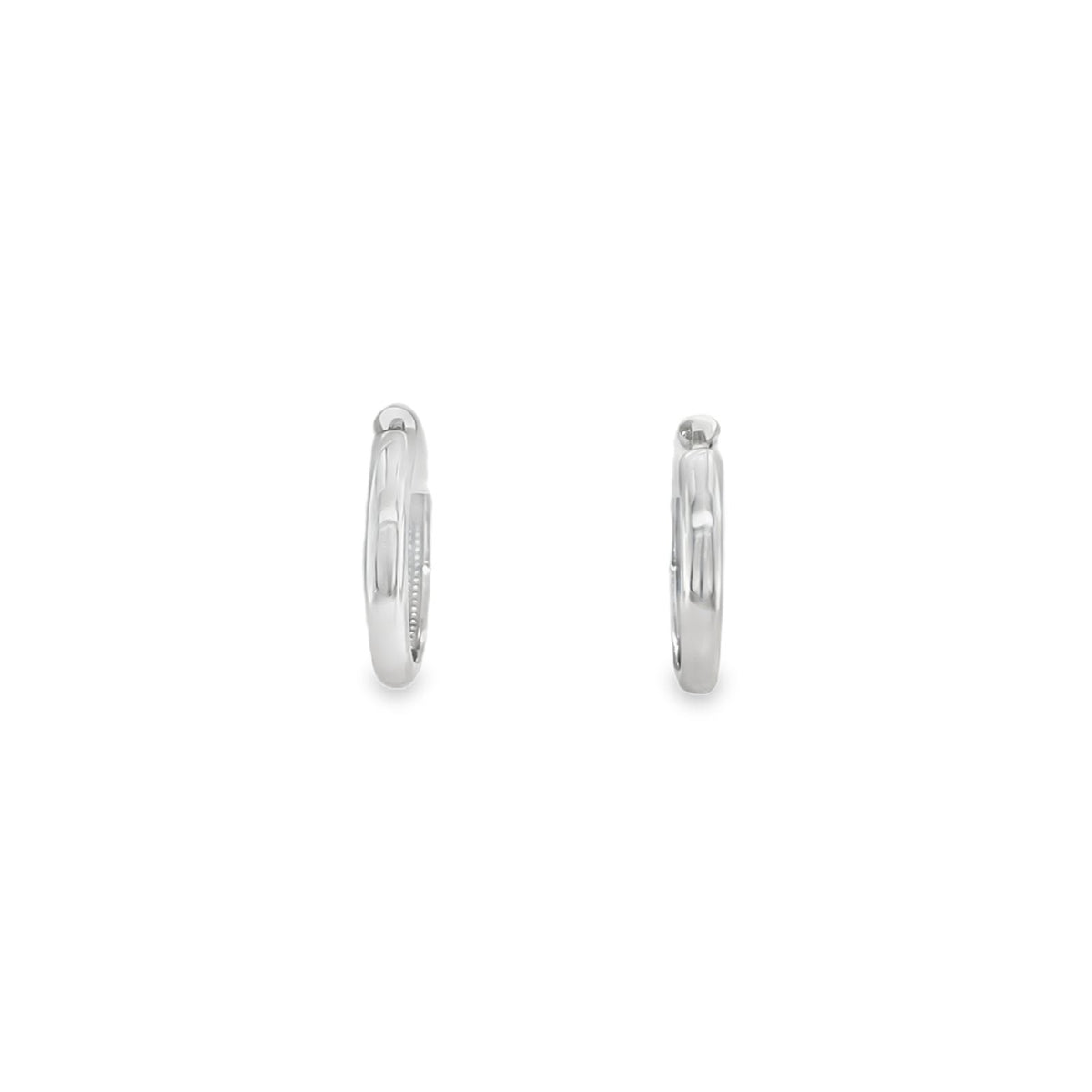 Jai's 14K White Gold Thin Hoops