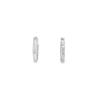 Jai's 14K White Gold Thin Hoops