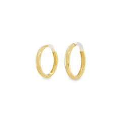 Jai's 14K Yellow Gold Thin Hoops