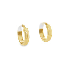 Jai's 14K Yellow Gold Medium Rounded Huggies