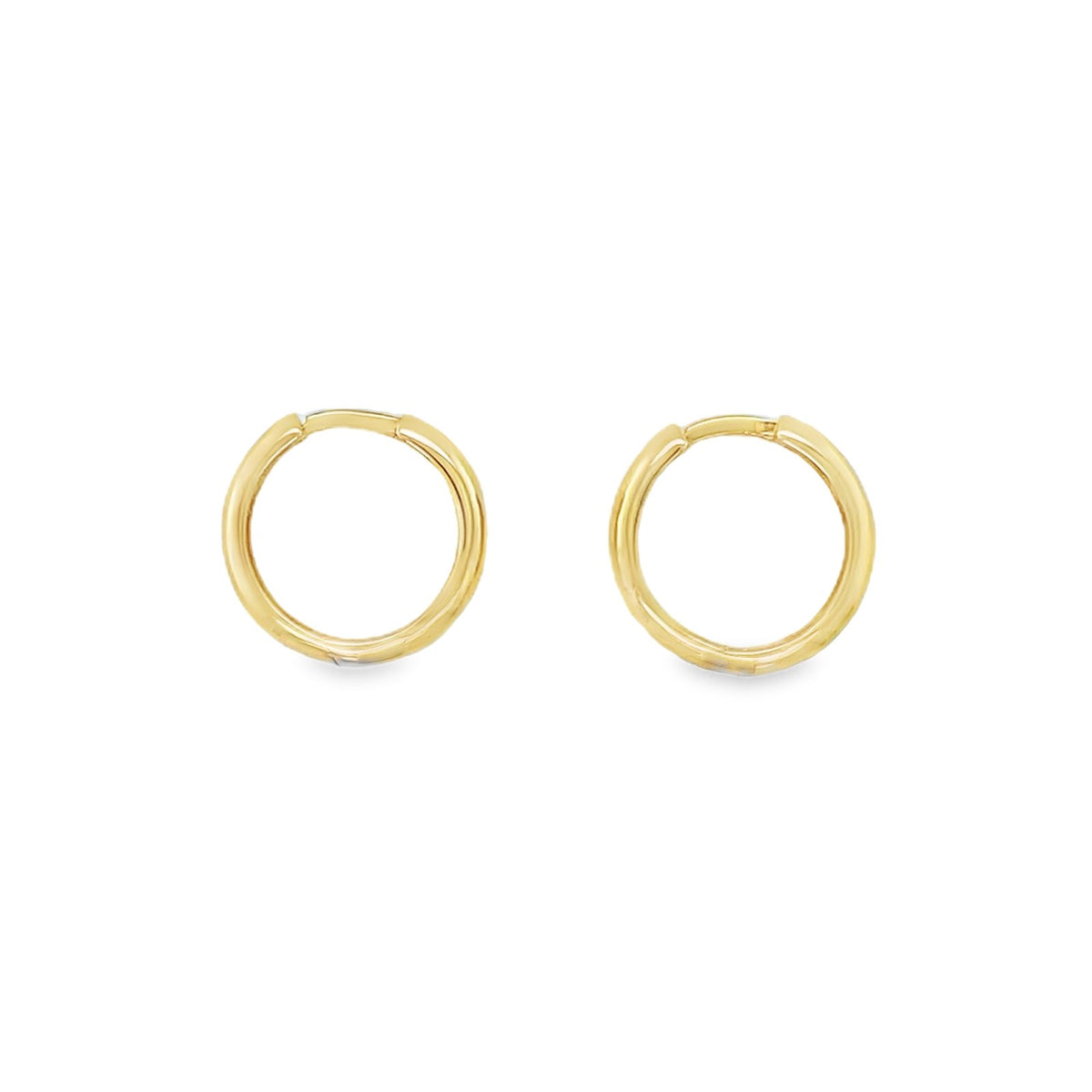 Jai's 14K Yellow Gold Medium Rounded Huggies