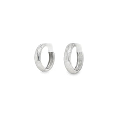 Jai's 14K White Gold Thick Petite Huggies