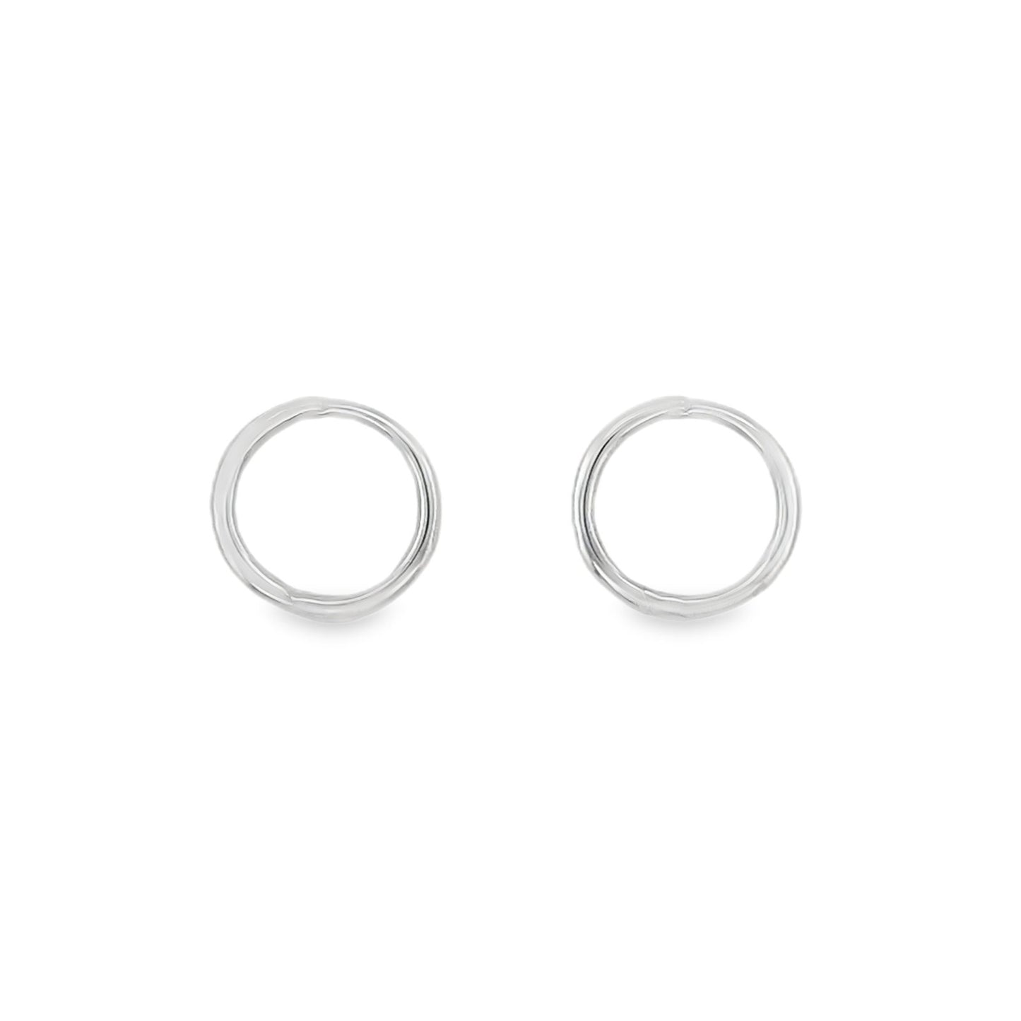 Jai's 14K White Gold Petite Ultra-thin Huggies