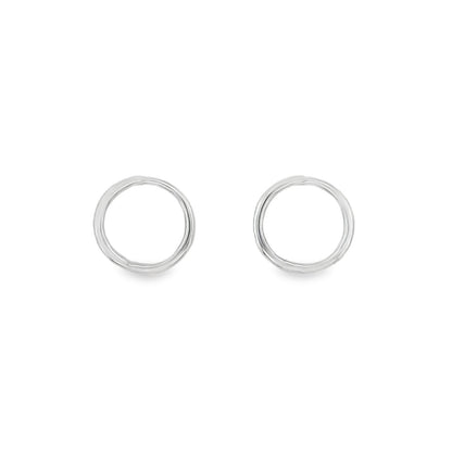 Jai's 14K White Gold Petite Ultra-thin Huggies