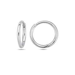 Jai's 14K White Gold Petite Ultra-thin Huggies