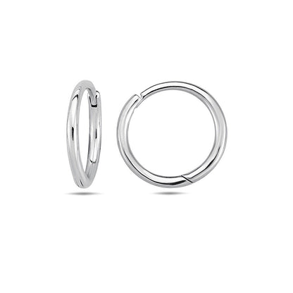 Jai's 14K White Gold Petite Ultra-thin Huggies