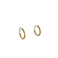 Jai's 14K Yellow Gold Ultra-thin Extra-Small Huggies