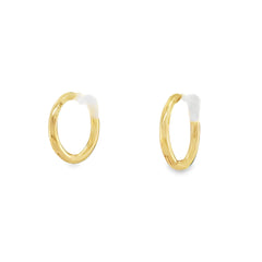 Jai's 14K Yellow Gold Ultra-thin Extra-Small Huggies
