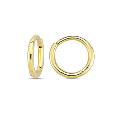 Jai's 14K Yellow Gold Ultra-thin Extra-small Huggies