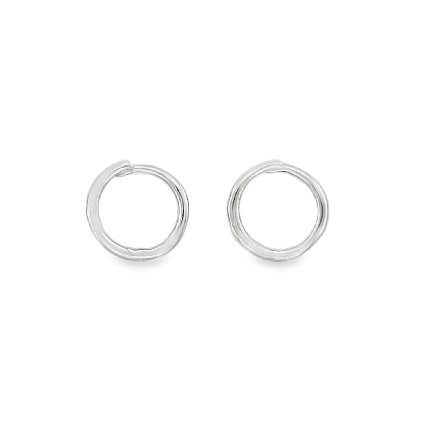 Jai's 14K White Gold Petite Thin Huggies