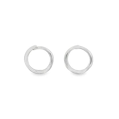 Jai's 14K White Gold Petite Thin Huggies