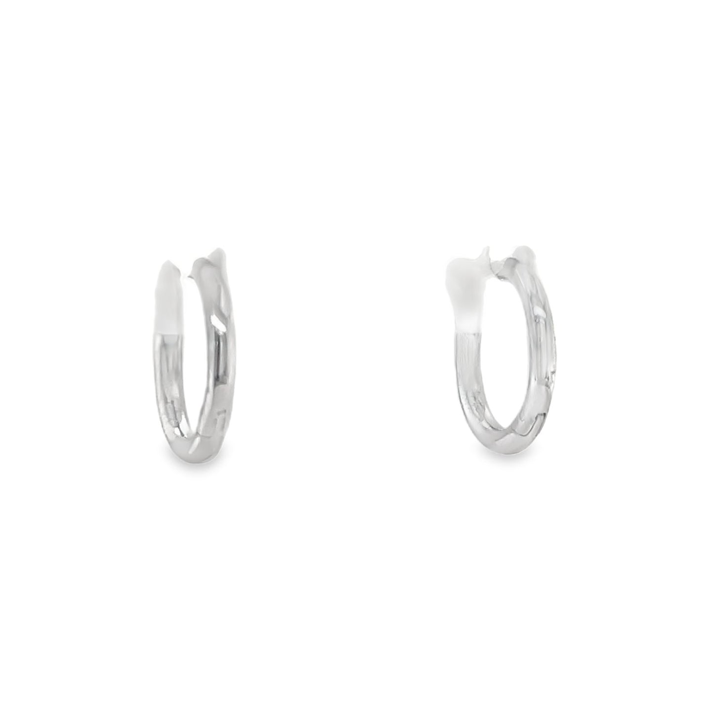 Jai's 14K White Gold Petite Thin Huggies