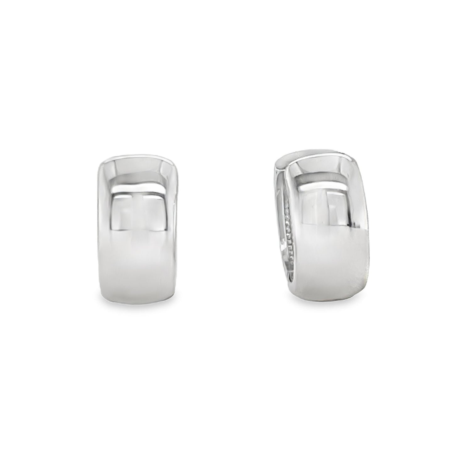Jai's 14K White Gold Thick Petite Hoops