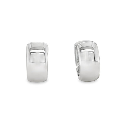 Jai's 14K White Gold Thick Petite Hoops