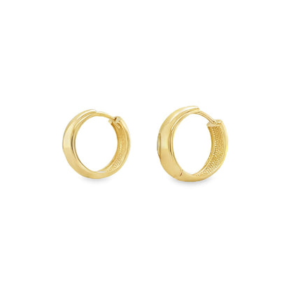Jai's 14K Yellow Gold Thick Hoops